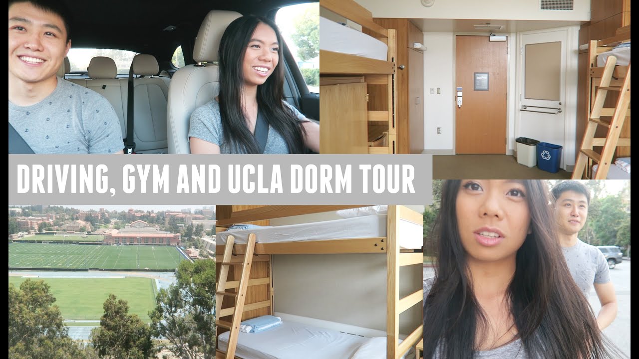UCLA Sproul Landing Dorm Tour (Triple) & Driving Vlog!