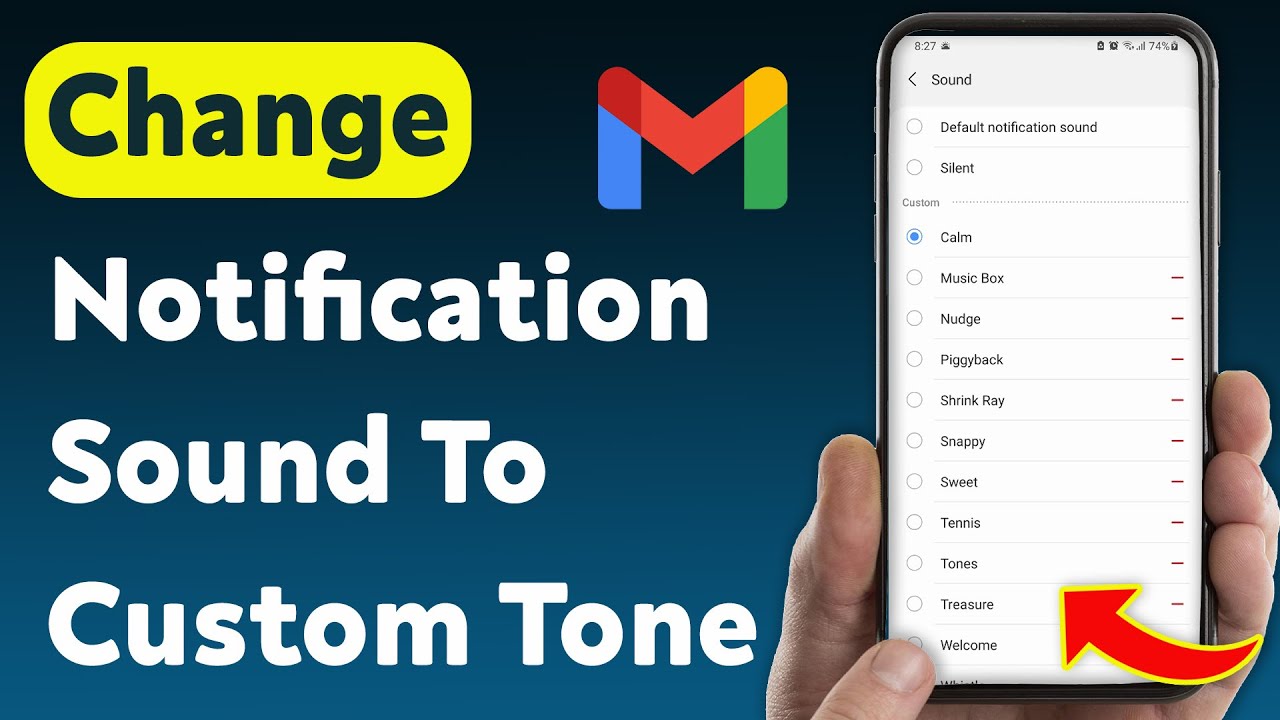 How To Change Gmail Notification Sound To Custom Tone On Mobile (Updated)