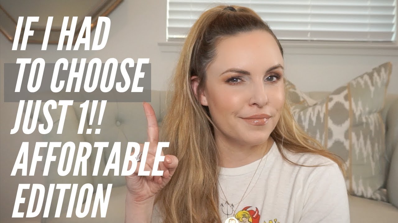 IF I HAD TO CHOOSE JUST 1 MAKEUP ITEM TO USE FOREVER!! || Drugstore Edition