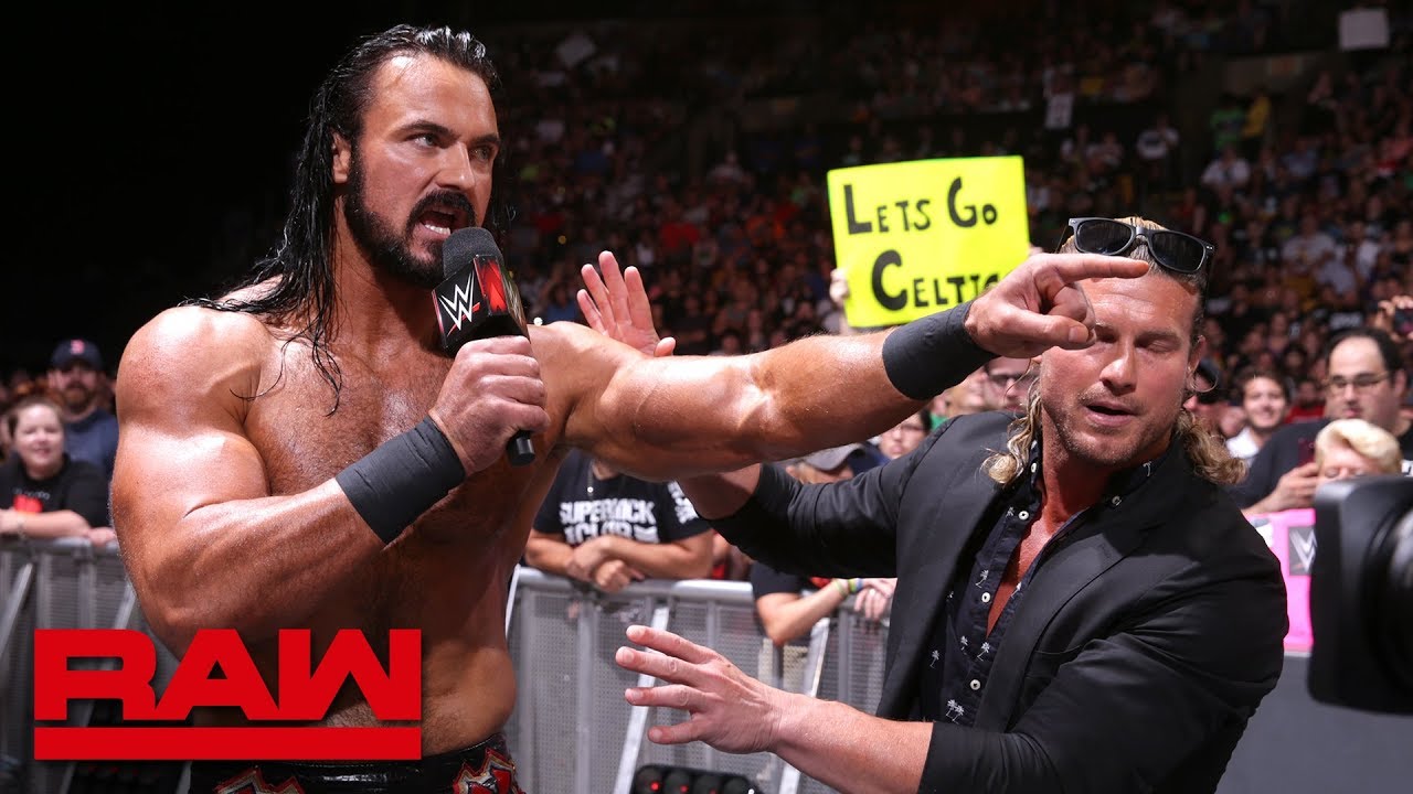 Дрю Макинтайр бросает вызов Сету Роллинсу: Raw, 9 июля 2018 г.