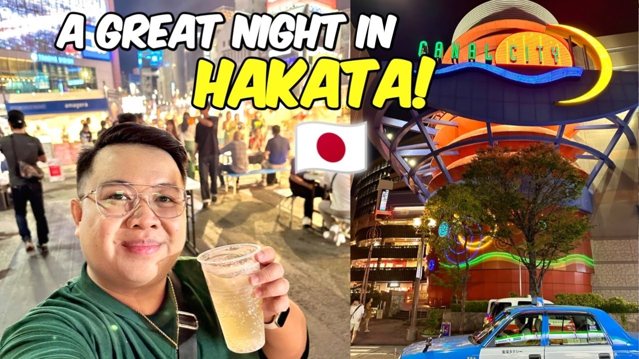 Fukuoka Vlog: Exploring Canal City + Raumen Stadium + Yatai Stalls + Kawabata Shopping Arcade! 🇯🇵