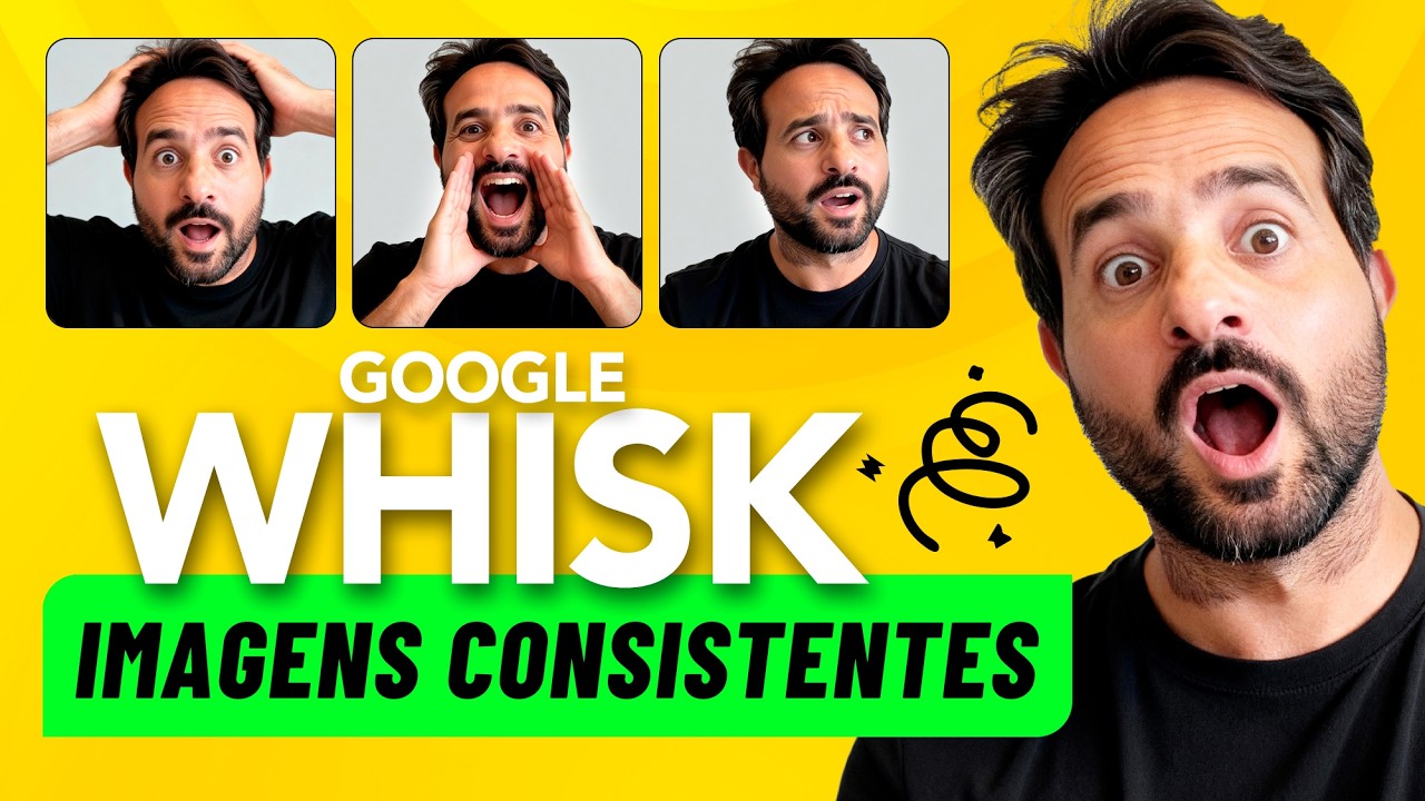 Como Criar Imagens e V&Iacute;DEOS com CONSIST&Ecirc;NCIA e REALISMO ABSURDOS! 🔥 (Google WHISK Tutorial Completo)