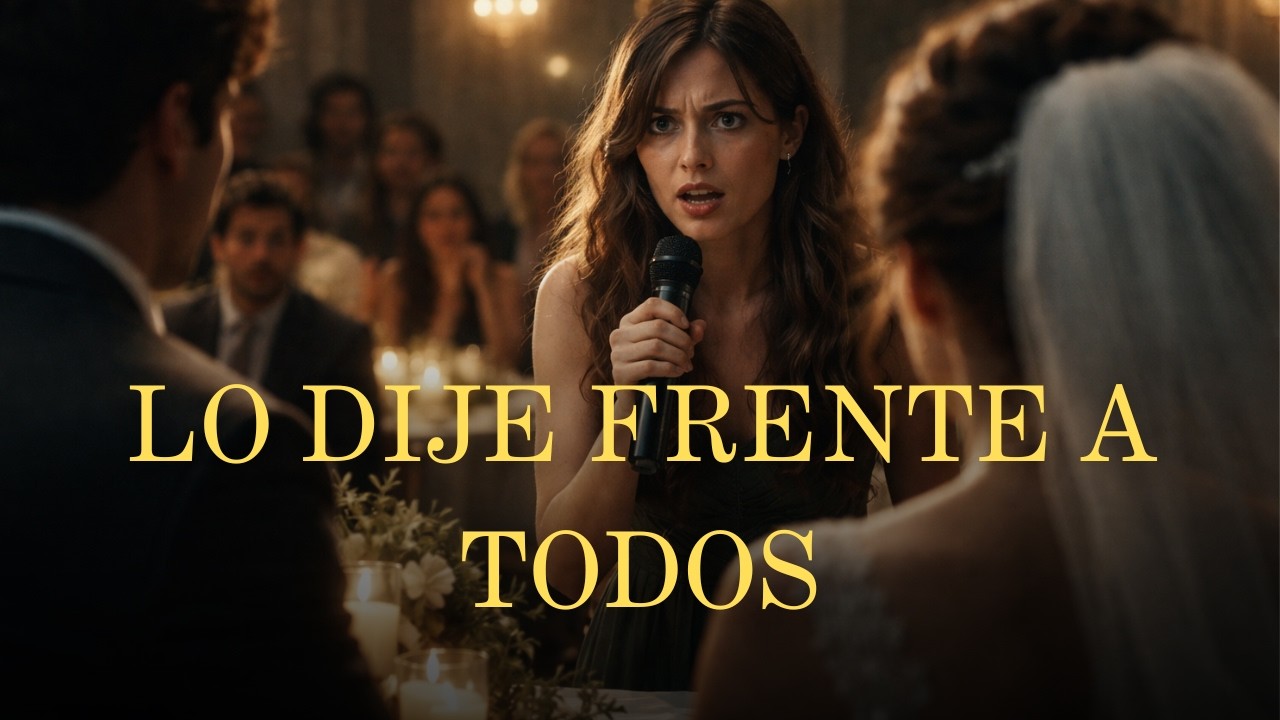 Me levanté en su boda… y HABLÉ.