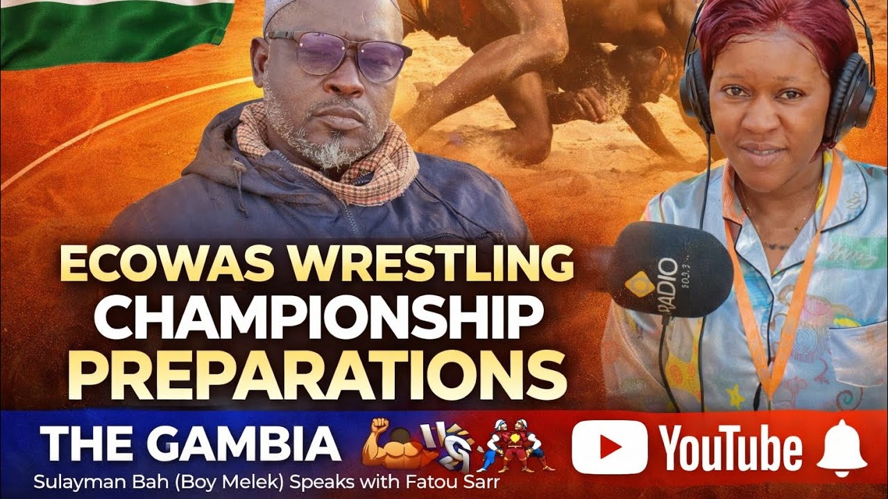 Sulaymam Bah (Boy Melek) Speaks on ECOWAS Wrestling Championship Preparations in The Gambia 