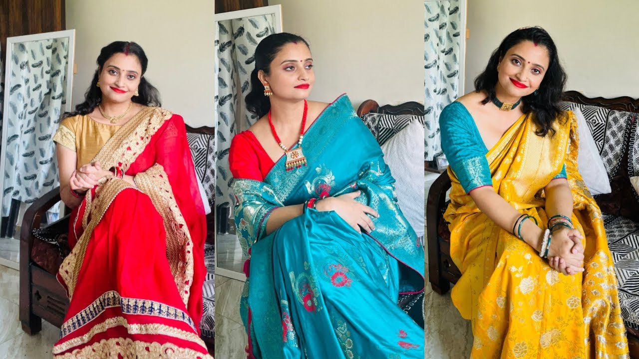 पुरानी साड़ियों की Most Common Problem का Solution// My old Saree Styling for festival & Wedding 