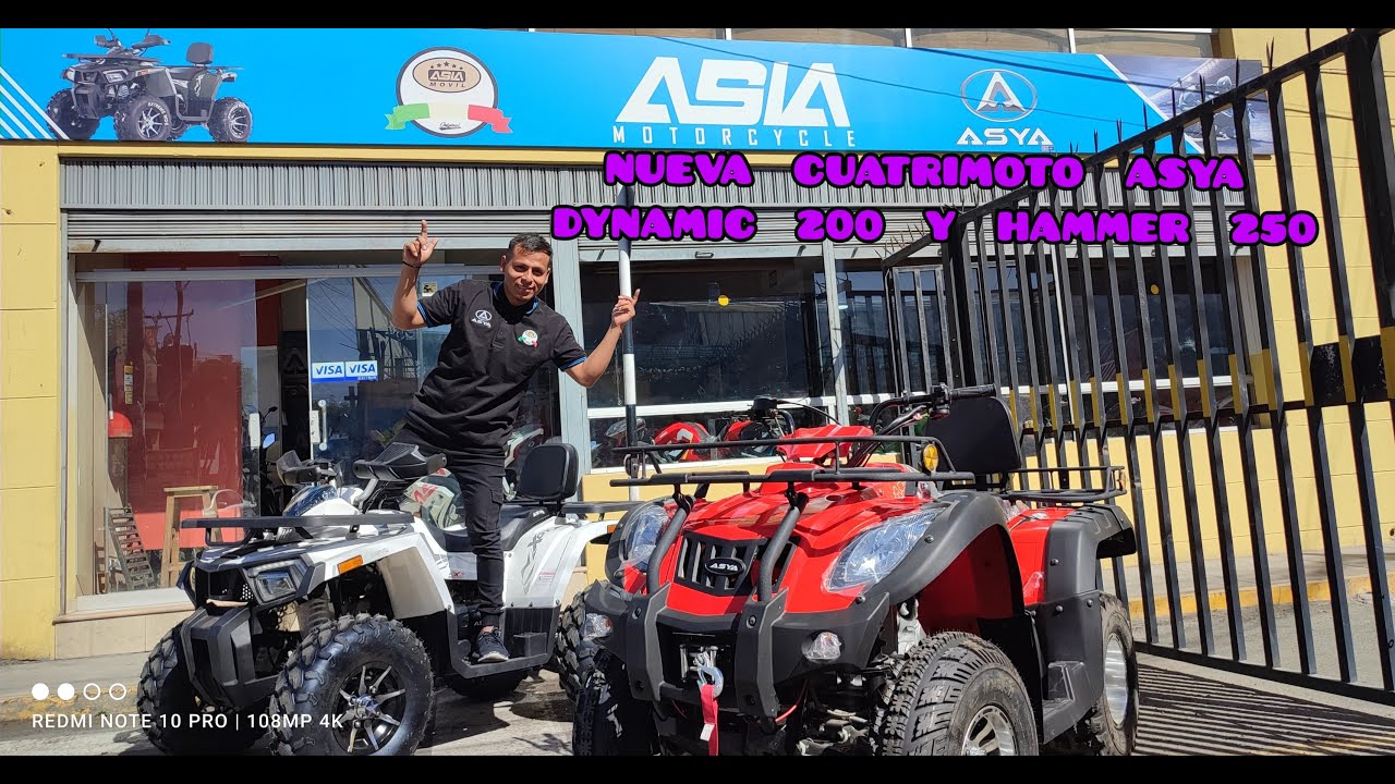 LLEGÓ A TIENDA DE MOTOS ASYA LA NUEVA DYNAMIC 200 Y LA HAMMER 250  -  