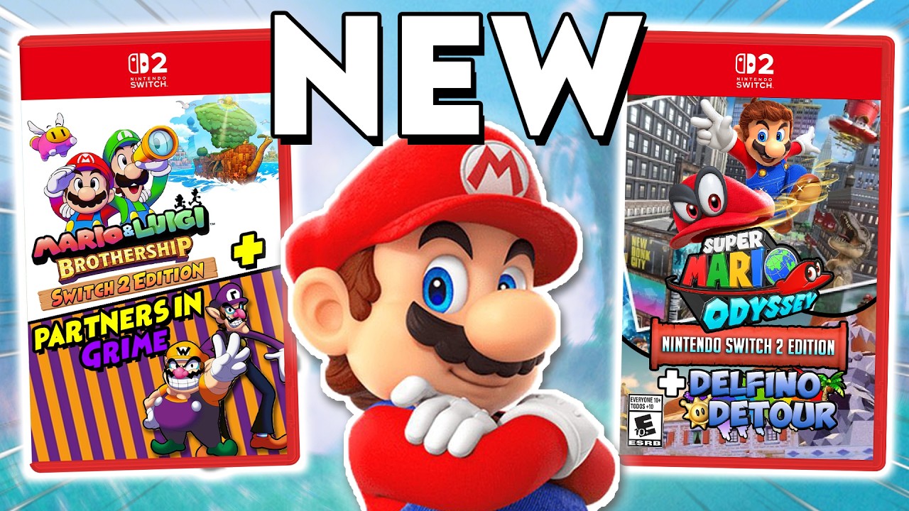 Giving Mario 10 Switch 2 Edition Games!