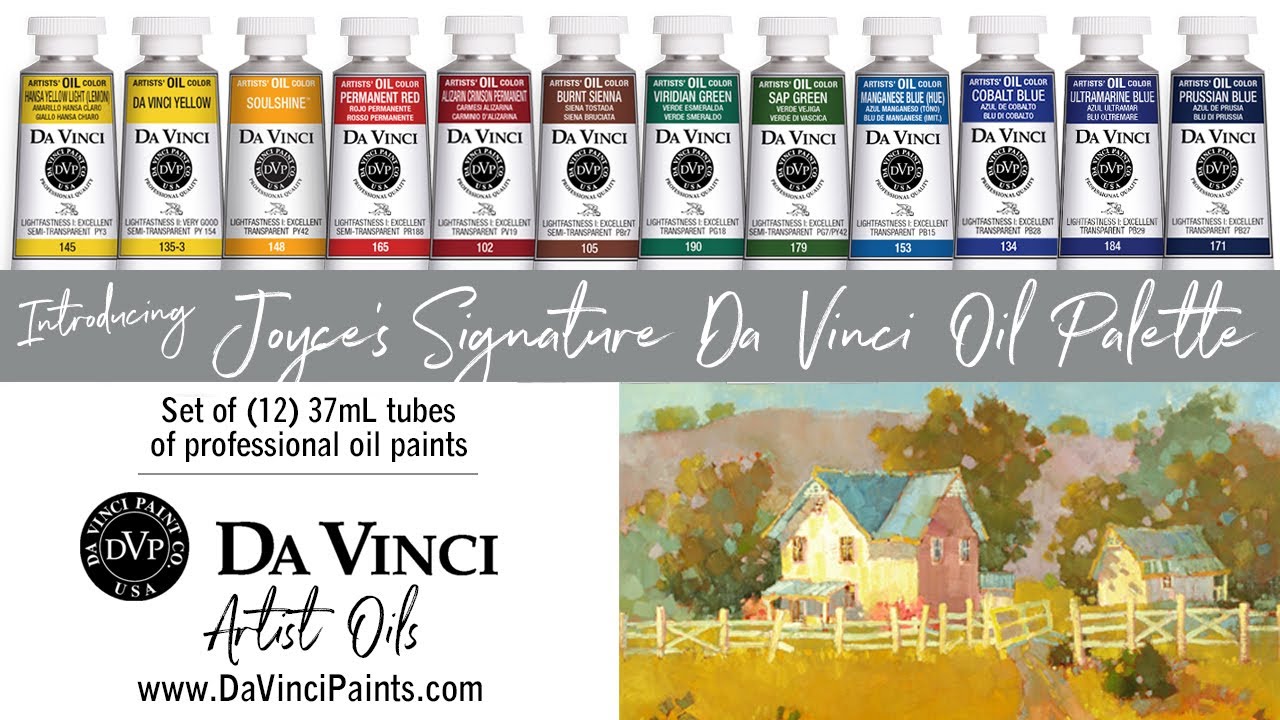Joyce's Signature Da Vinci Oil Palette