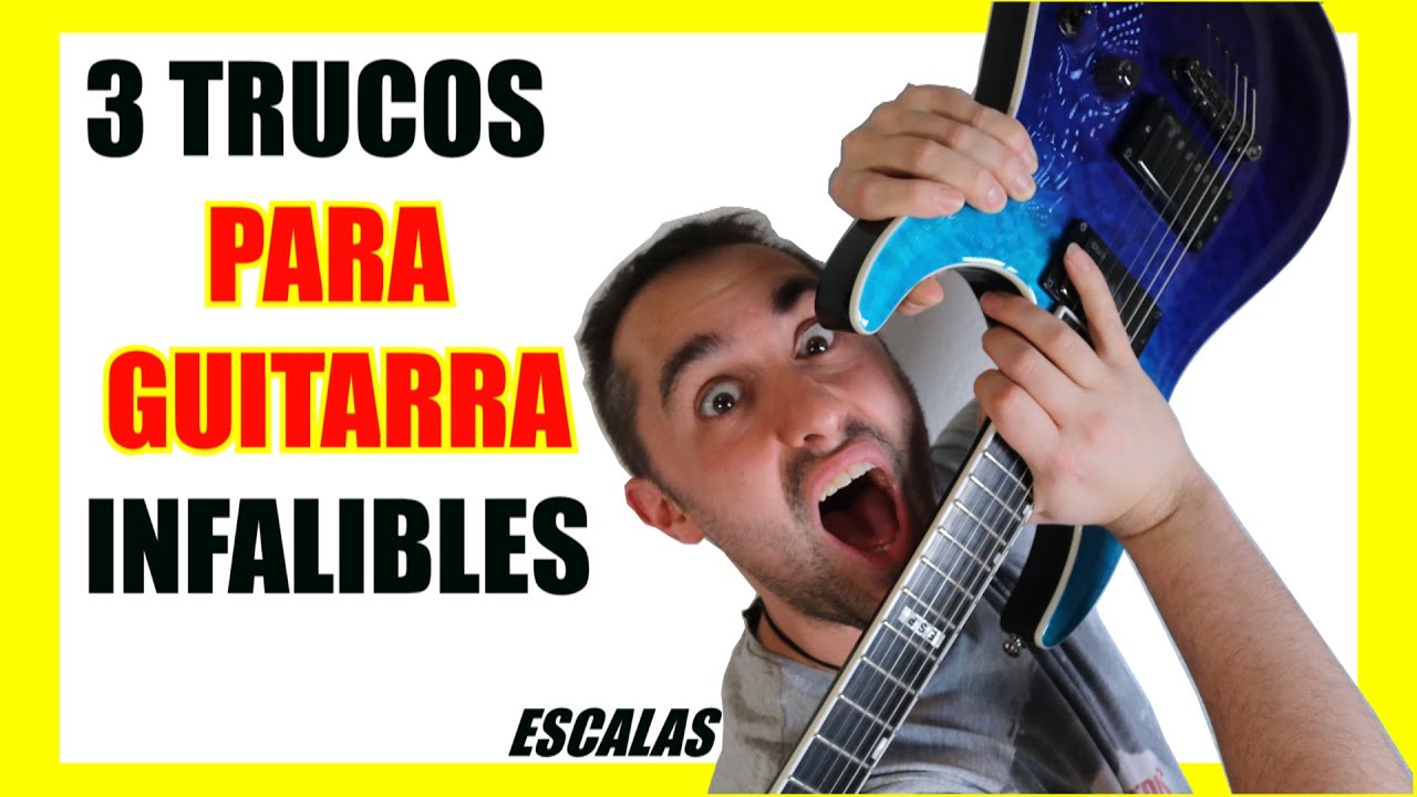 APRENDER TODAS las ESCALAS de GUITARRA ✅ Los [#3 TRUCOS]  Definitivos. 🎸