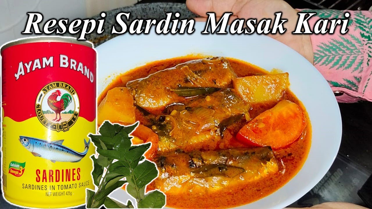 Resepi Sardin Masak Kari (Kari Sardin Tin)
