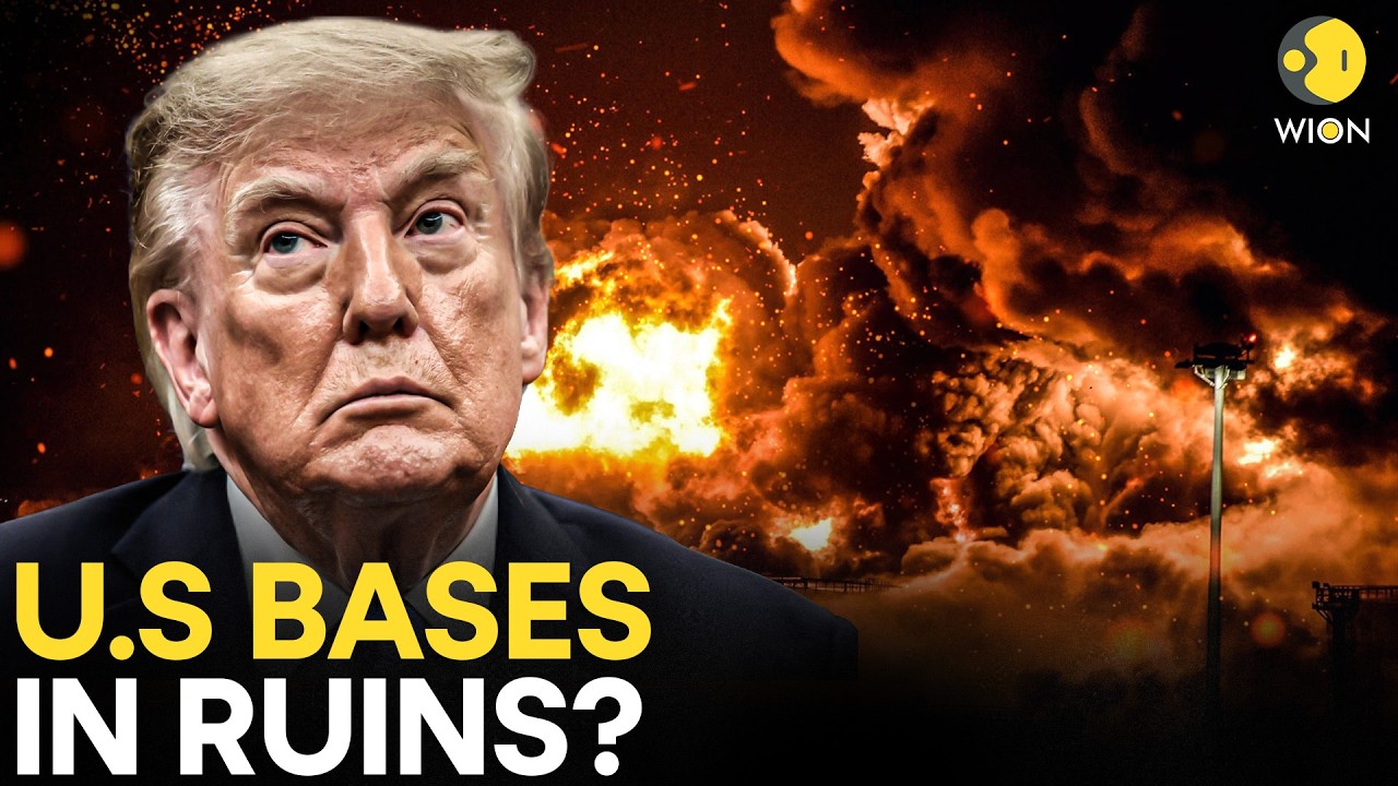 US Iran War LIVE: Missile Stocks Run Low as US Facilities Take HEAVY Hits | WION Live