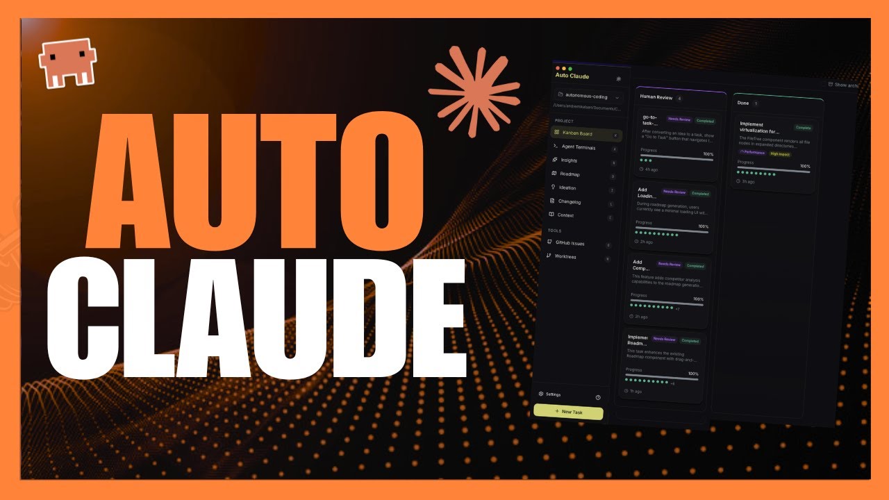 Auto Claude: Программирование ИИ на стероидах! Код Клода работает автономно в течение нескольких ...