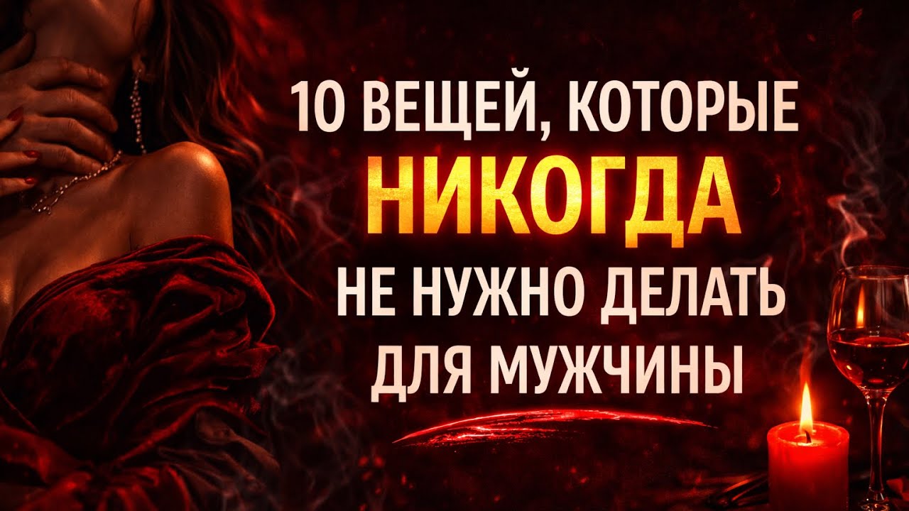 10 вещей, которые никогда не нужно делать для мужчины 