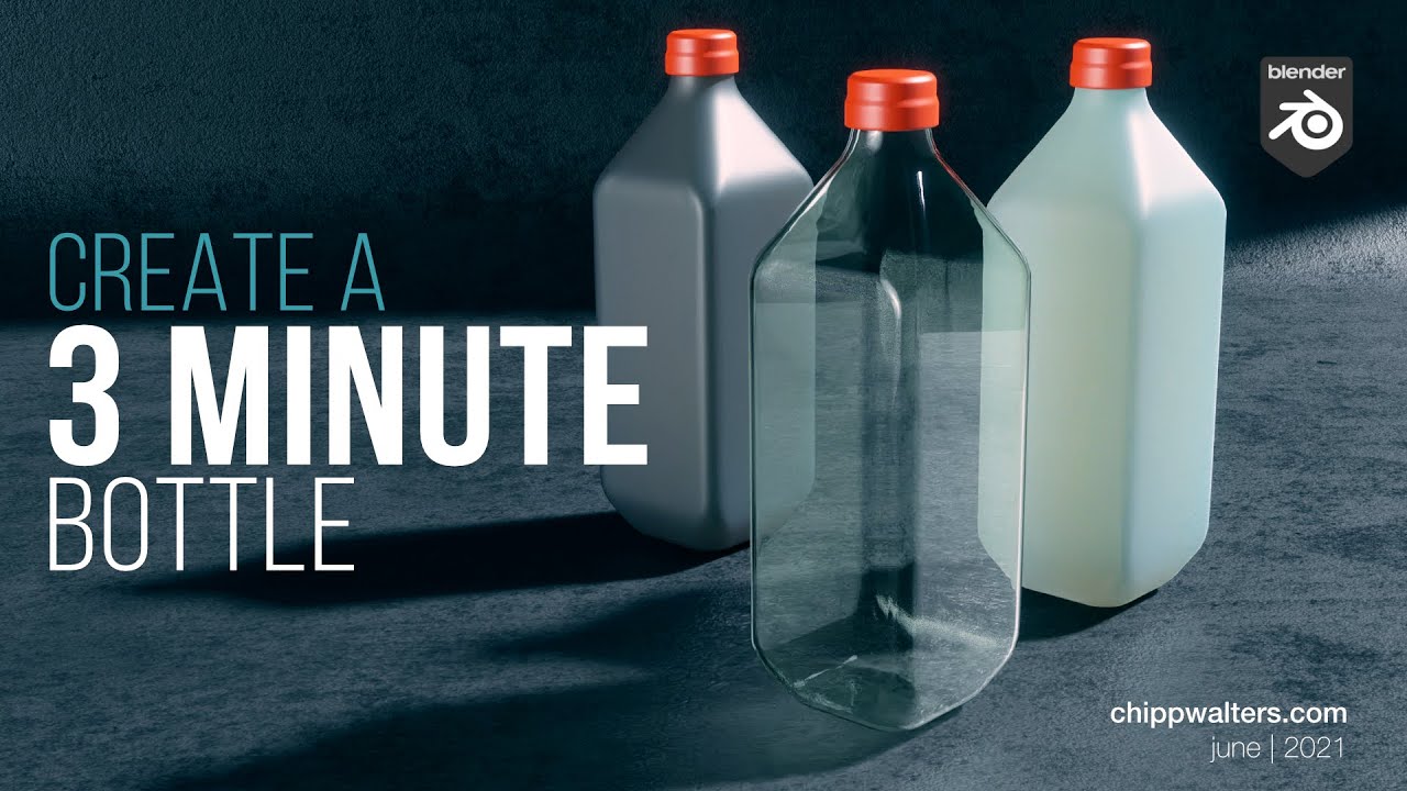 3 Minute Bottle in Blender