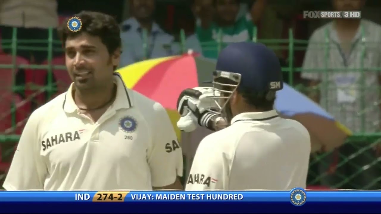 Maiden Test Hundred: Murali Vijay 139 vs Aus, 2010.
