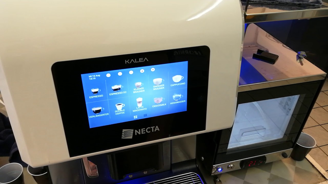 Necta Kalea - Spülung starten