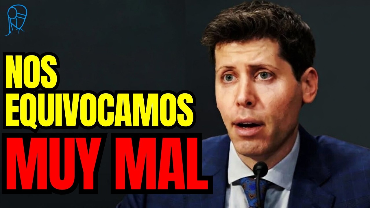 SAM ALTMAN FINALMENTE ADMITE: 