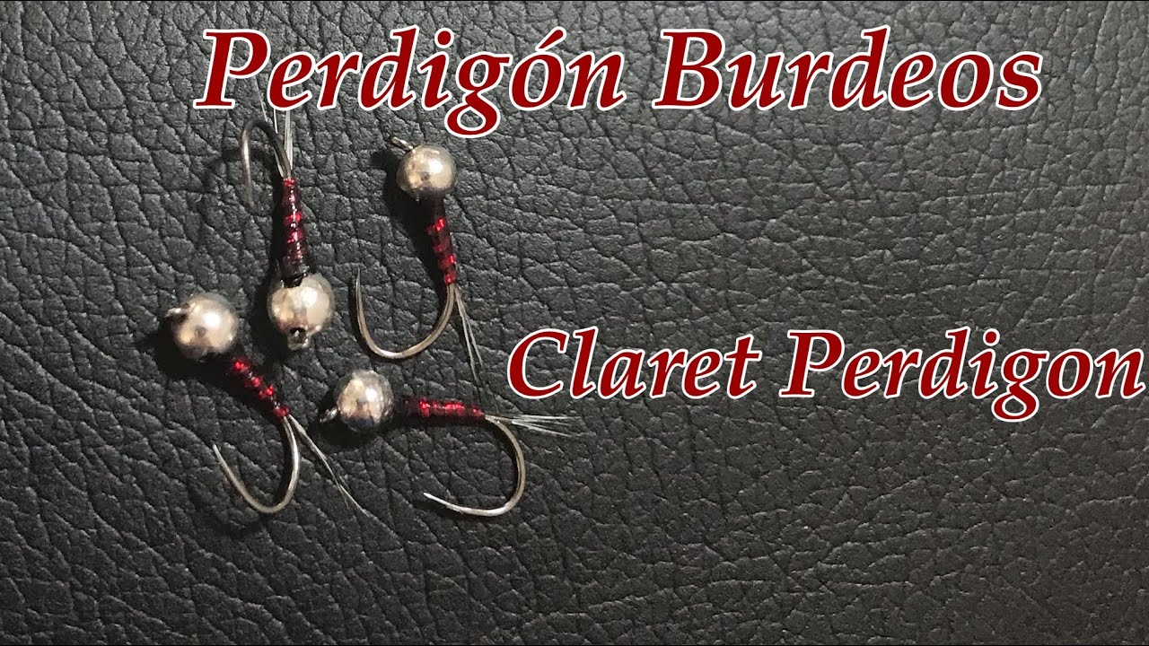 Fly tying - Claret Perdigon