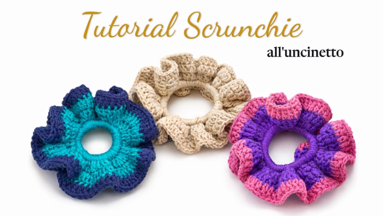 ✨ SCRUNCHIE ALL'UNCINETTO FACILE E VELOCE | TUTORIAL  ✨