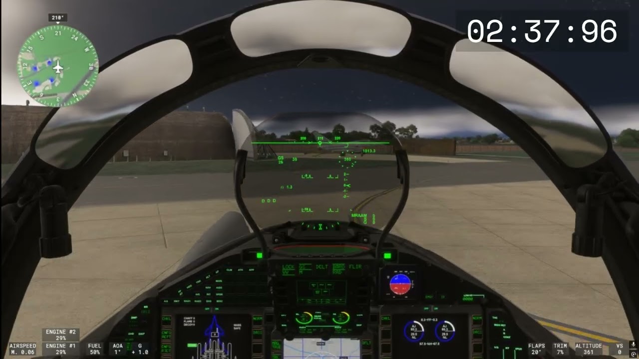 Cold, Dark & GONE – CJ Simulations Eurofighter Typhoon to 10,000ft in Minutes (MSFS 2024)