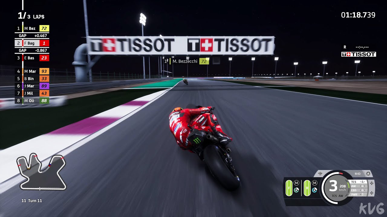 MotoGP 23 - Qatar Airways Grand Prix of Qatar - Gameplay (PS5 UHD) [4K60FPS]