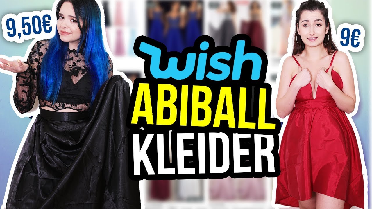 Wir testen BILLIGE ABIBALLKLEIDER von WISH! 😱💸 | unlikely ❤