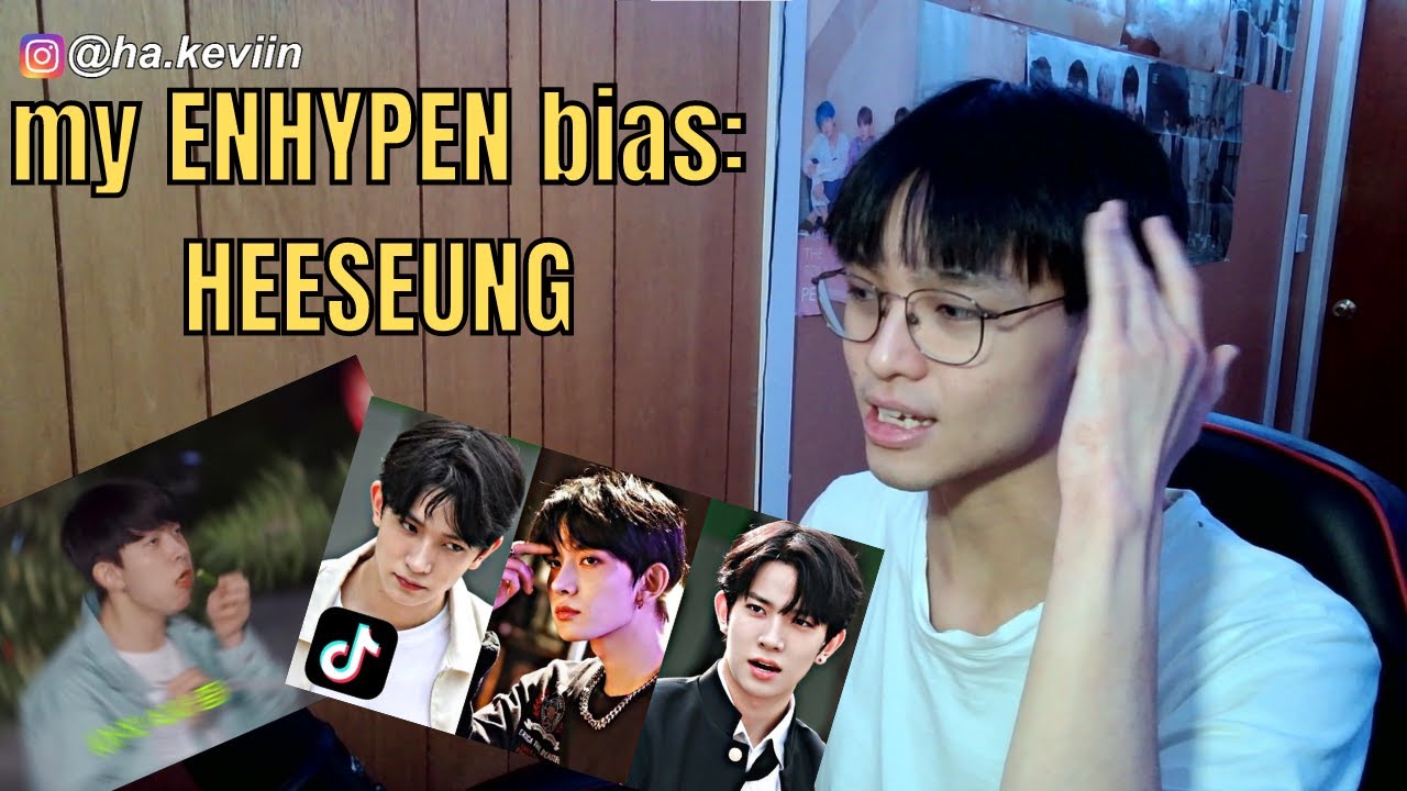 a gay reacts to ENHYPEN HEESEUNG TIKTOKS and MOMENTS