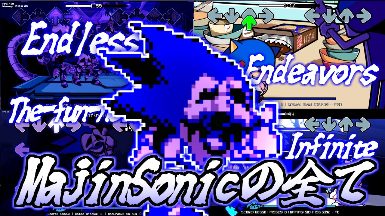 【FNF】MajinSonicが出てくるMOD、全集｜Sonic CD