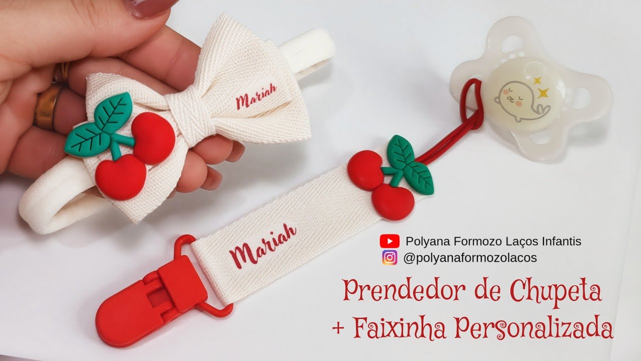 Como Estampar Nome na fita com ferro de passar - by Poly Formozo