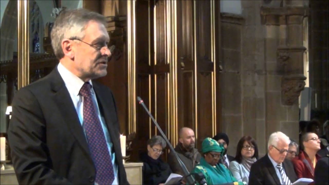 'Words from Mandela' - read by Sir Peter Soulsby, the Mayor of Leicester