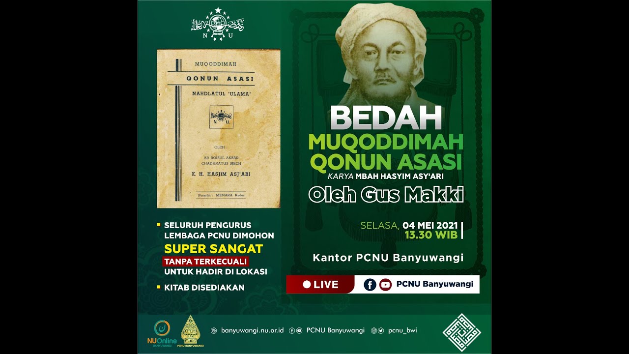 BEDAH MUQODDIMAH QONUN ASASI Karya 