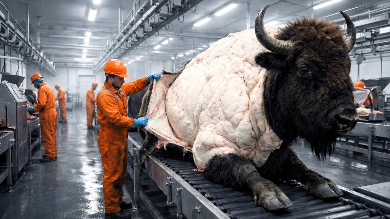 Inside the Modern BISON Leather FACTORY - How RAW Hide Becomes PREMIUM Fashion (Factory Process)