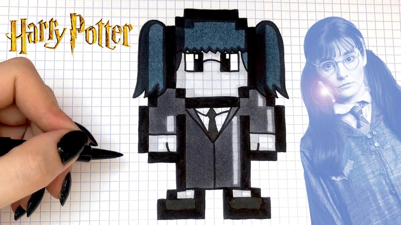 TUTO DESSIN MIMI GEIGNARDE PIXEL ART HARRY POTTER