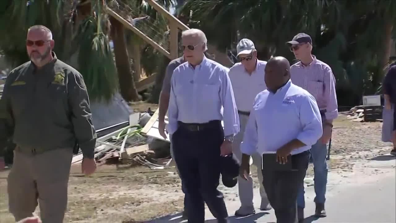 Taylor County neighbors react to President Biden's Florida visit