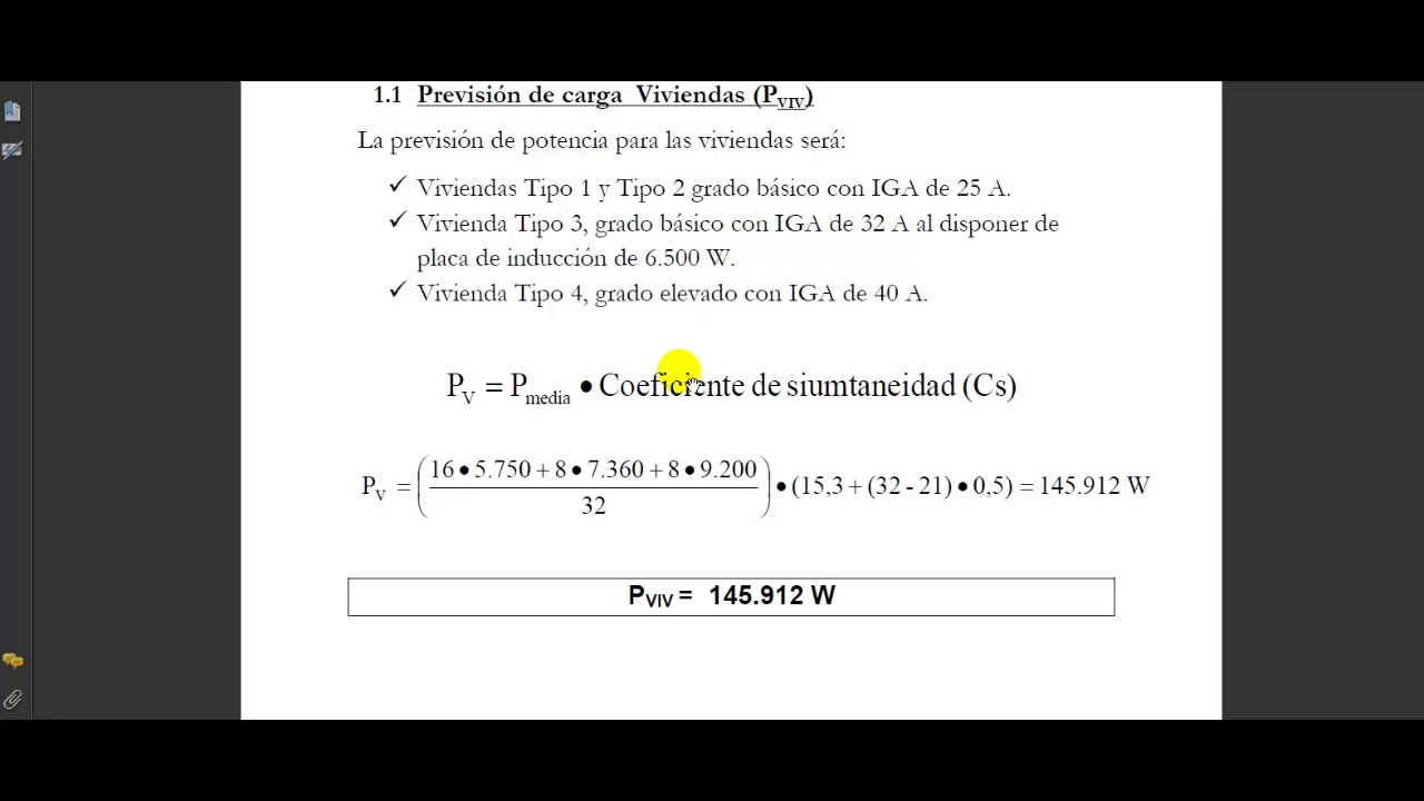Instalaciones de Enlace calculo con IRVE