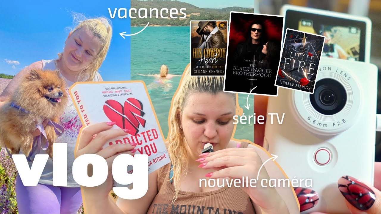 VACANCES ☀️ NOUVELLE CAMÉRA 🎥 ET CANARD 🦆 | VLOG LECTURE 📖