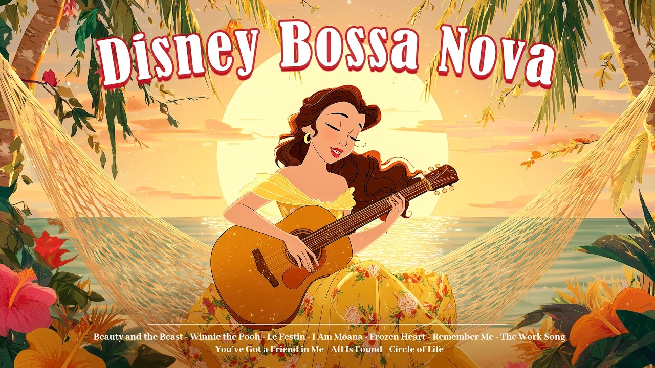 Расслабляющая босса-нова от Disney ✨ Мелодии босса-новы с Беллой на пляже Тропия 🌊
