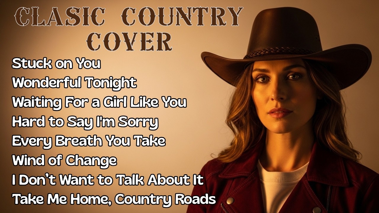 Stuck On You, Wonderful Tonight, I Don't Want to Talk About It | Classic Country Cover Music