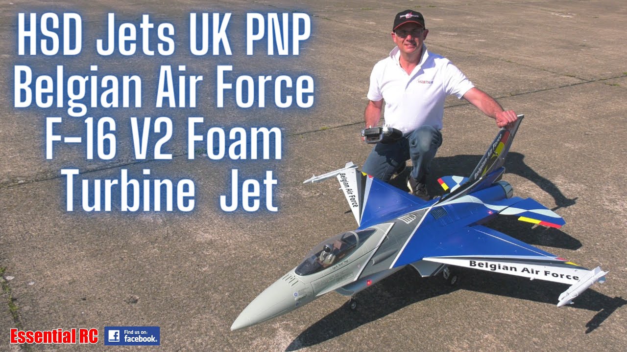PLUG and PLAY (PNP) RC TURBINE JET ! HSDJETS F-16 V2 Foam Turbine Jet | READY TO FLY IN MINUTES