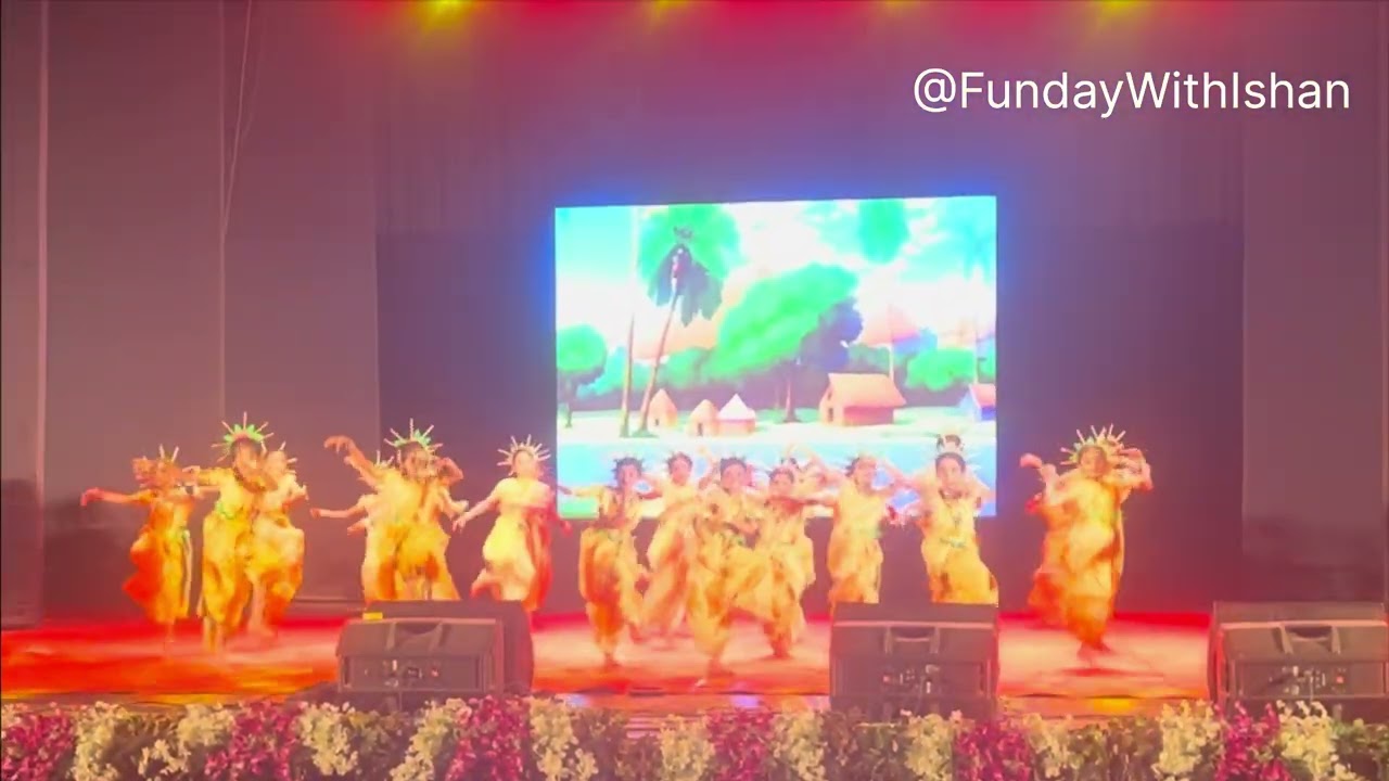 Tarpa Dance Performance 🎶✨ | Advasi Warli Tribal Folk Dance 🔥| SOS Hudkeshwar Biennial Day 2025