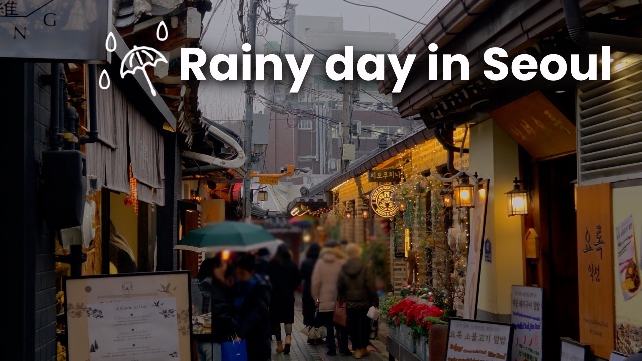 Сеул под дождём 🌧️ | День в Иксон-доне и Ангуке: кафе-хоппинг и арт-тур