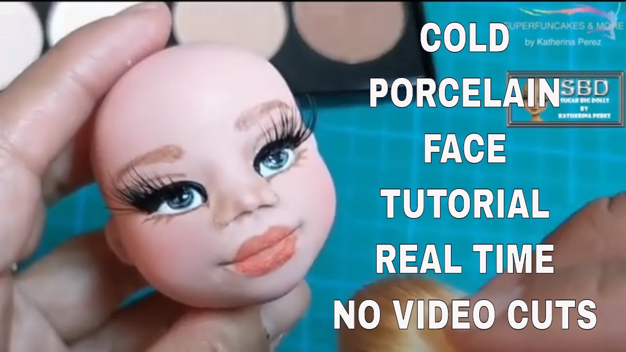 FACE TUTORIAL COLD PORCELAIN - REAL TIME