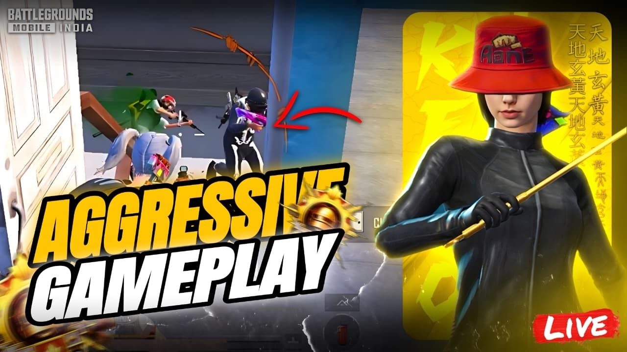 🔴 AGGRESSIVE GAMEPLAY  | ALONE IS LIVE | #bgmilive #bgmi #krafton #gaming #bgmiindia