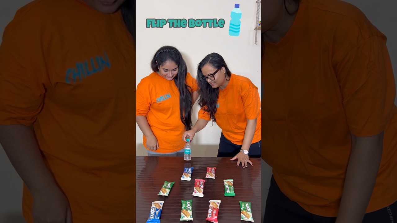 Flip The Bottle Challenge 🍼😂 | ​⁠@Aartisheenuvlogs #funny #funnyshorts #challenge #games