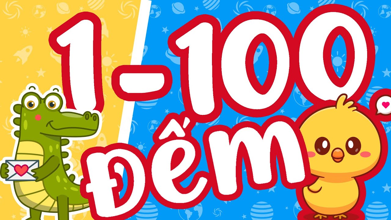 Dạy bé tập đếm từ 1 đến 100 |Dạy bé tập đếm | Dạy bé đếm số