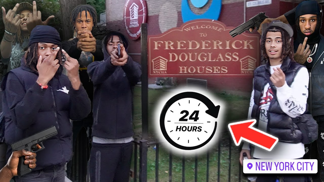 Surviving 24 Hours In New York's Most Dangerous Hood... *The Sweepers//Fredrick Douglass Houses*