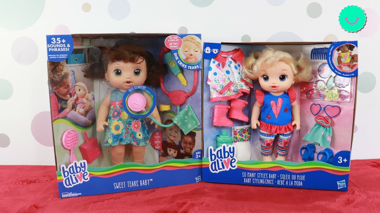 Nuevas muñecas BABY ALIVE en BB Juguetes