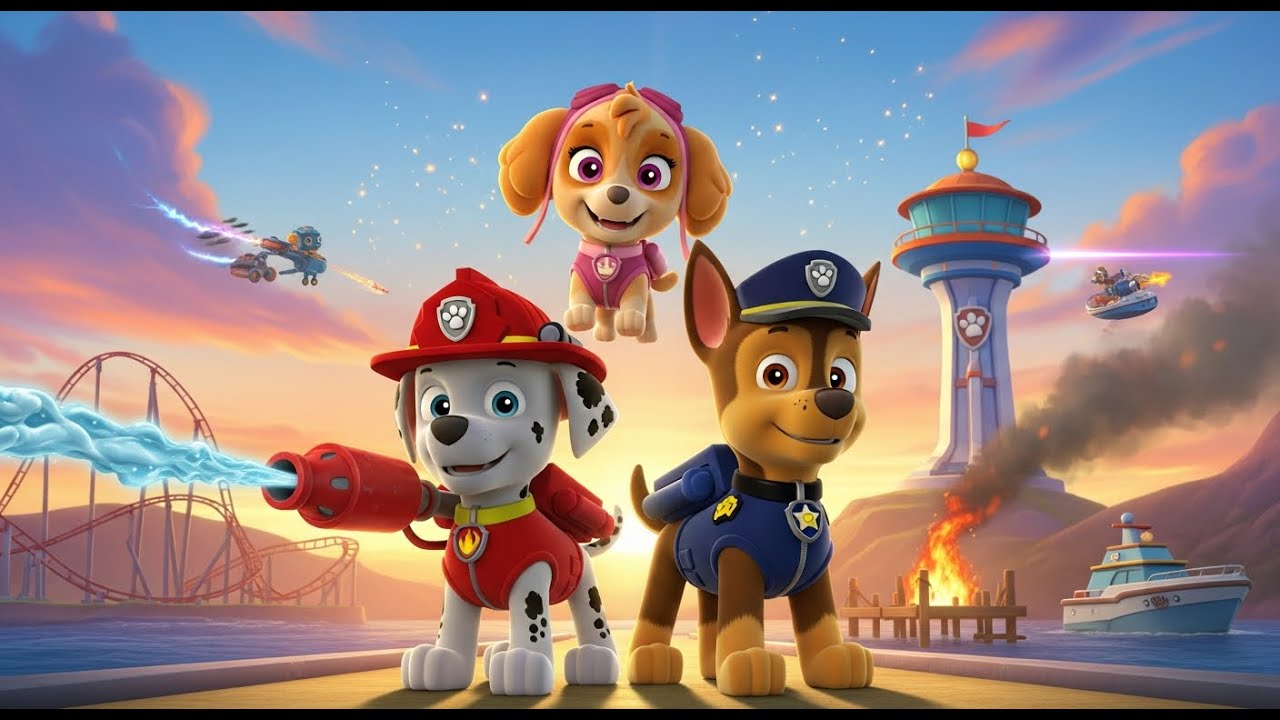 PAW Patrol Full Episode: Adventure Bay Pups in Action! 🚀🎢🔥 | Ryder's Triple Rescue Mission