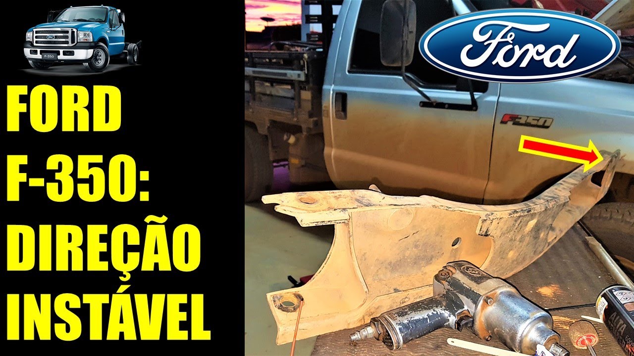 #dicas  - Ford F-350: Camionete sem estabilidade. DIREÇÃO FLUTUANDO!