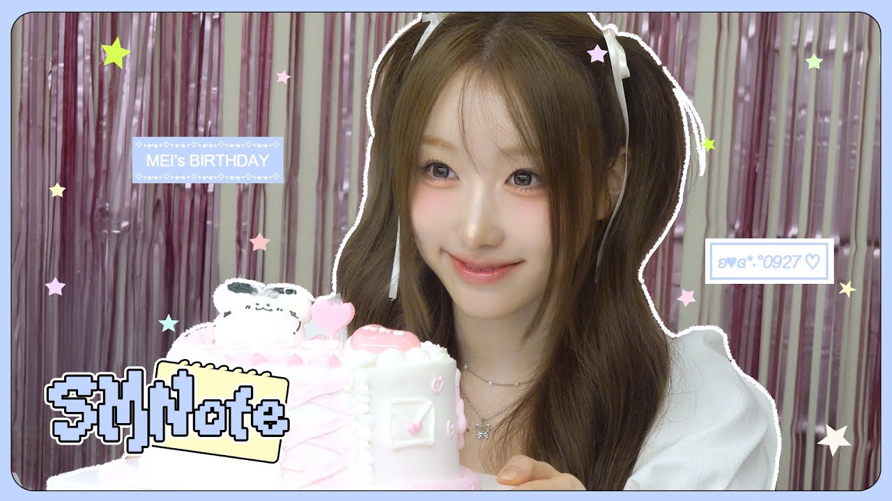 온 세상이 핑크빛이야₍⑅ᐢ..ᐢ⑅₎⊹ﾟ✦ | 행복한 토끼 공주 메이 생일🩷 | HAPPY MEI DAY | SMNote